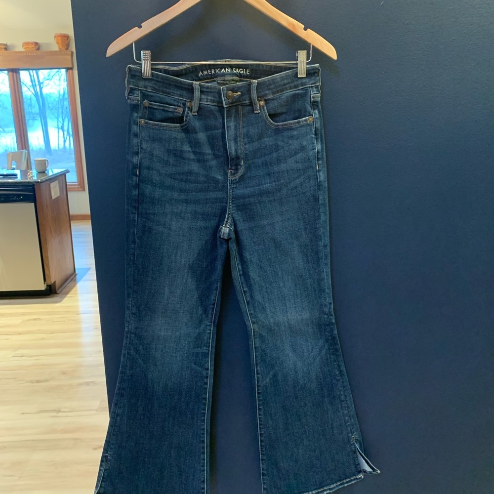 American Eagle next level stretch flare jeans